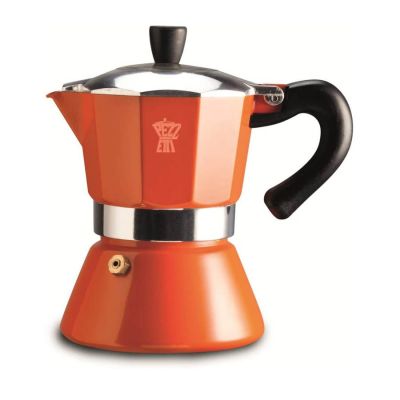 Espresso jug Pezzetti induction - 6 cups - Orange