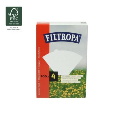 Filtropa coffee filters no. 4 - 100pcs.