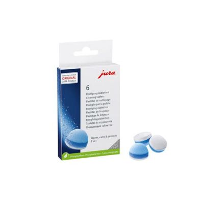 Jura 3 in 1 cleaning tablets - 6 pieces