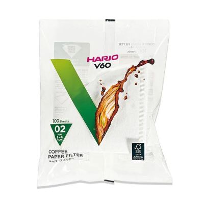 Hario coffee filters V60 drip -size 02 -color white