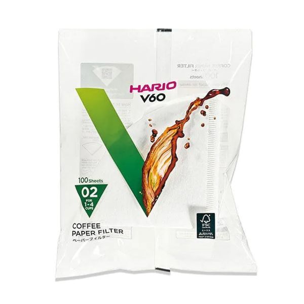 Hario coffee filters V60 drip - Size 02- Color white