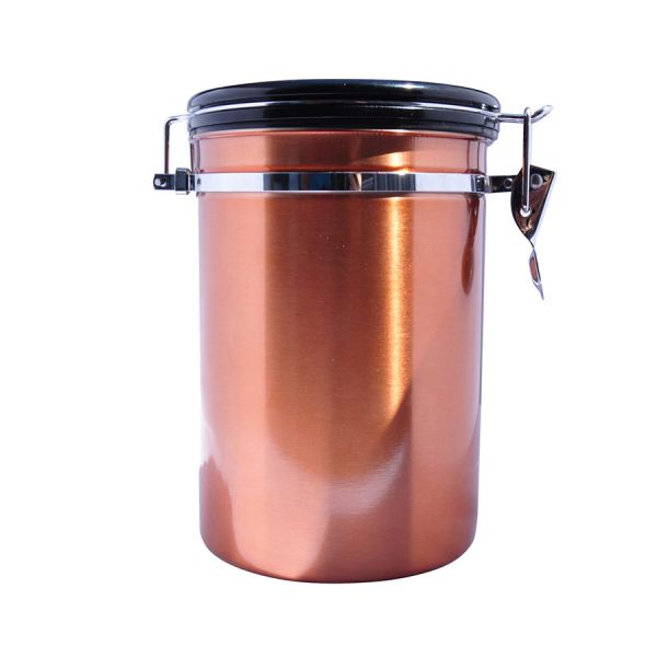 Coffee Canners - Coffee (beans) Storage Canister for 1000g - Copper