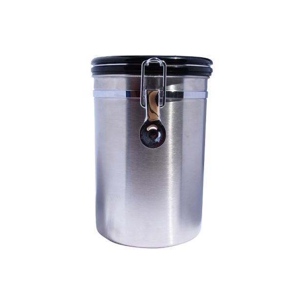 Coffee Canners - Coffee (beans) Storage Canister for 600g - Silver