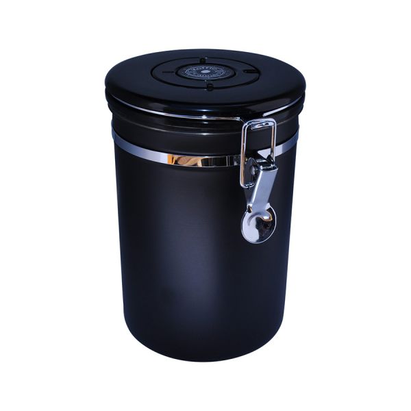 Coffee Canners - Coffee (beans) Storage Canister for 1000g - Black