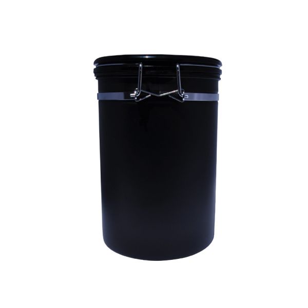 CoffeeCanners - Coffee (beans) Storage Canister for 600g - Black