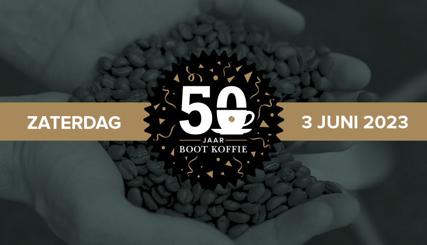 Invitation Boot Koffie Jubilee Day