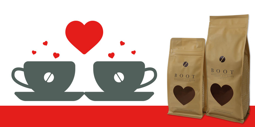 Valentine's coffee - Give a pack of your heart