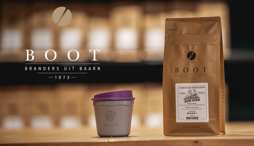 BOOT Coffee store switches to wecup's re-use system